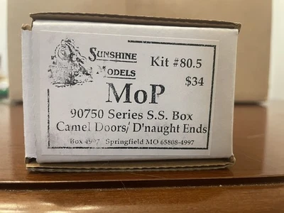 RARE HO Sunshine Missouri Pacific MoPac 90750 Series SS Boxcar Resin Kit - Image 1 of 4