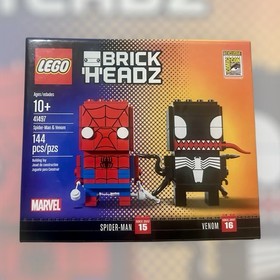 LEGO 41497 Brickheadz SPIDERMAN & VENOM SDCC 2017 Exclusive VERY RARE!