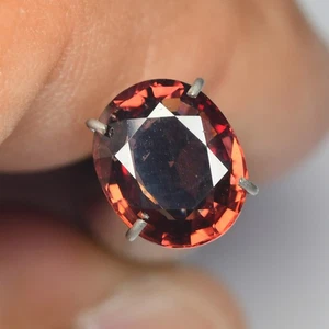 1.81 Ct Flashing Perfect Oval Cut 8.4 x 6.9 MM 100% Natural Orange Burma Spinel - Picture 1 of 5