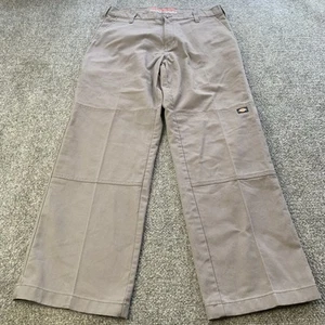 Dickies Pants Mens 32x30 Wide Leg Baggy Fit Y2K Gray Workwear Flexible Durable - Picture 1 of 18