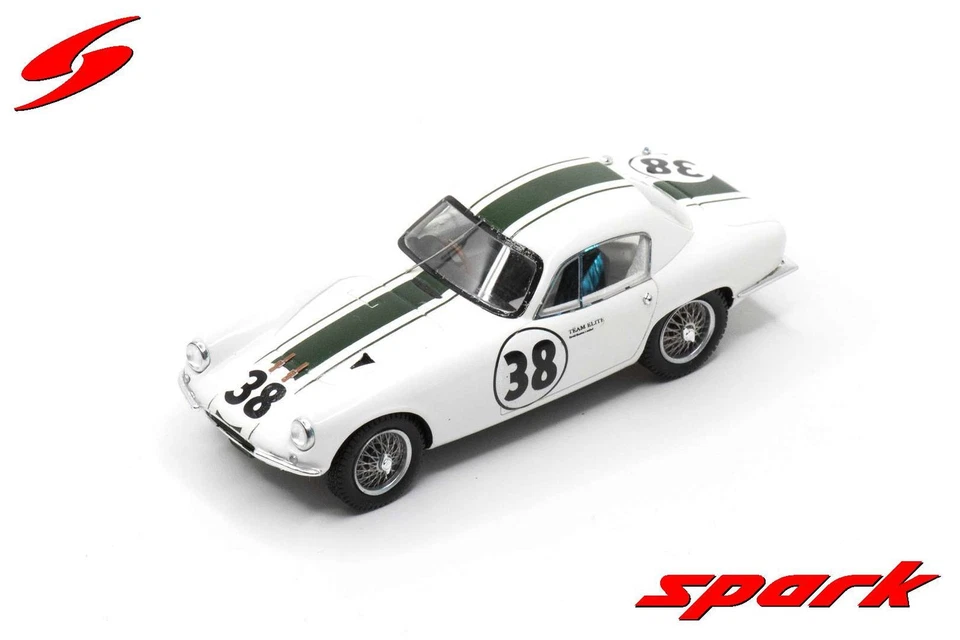 Spark S8205 1/43 Lotus Elite No.38 12Th 24H Le Mans 1961 B. Allen - A. Taylor