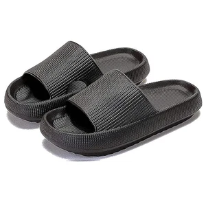 Cloud Slides comode ciabatte con cuscino antiscivolo sandali morbidi EVA - EU37 M4 W6 nero - Foto 1 di 5