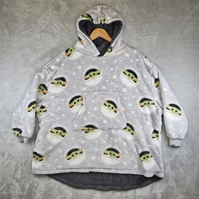 Star Wars Baby Yoda Cómodo Talla Única Gris Con Capucha Din Grogu Suave Acogedor Relax Foto 1 de 4