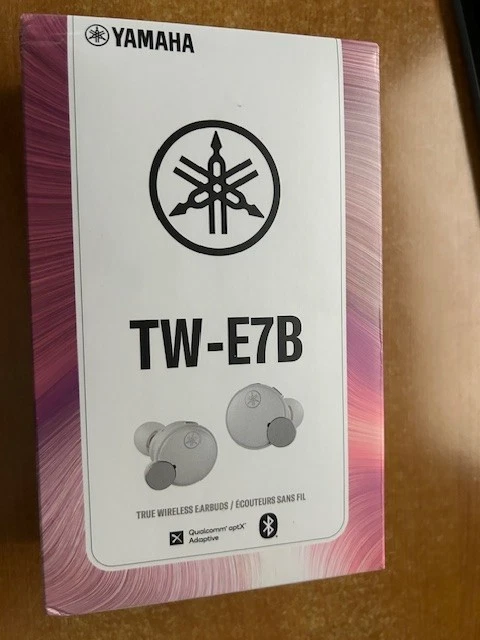 Yamaha TW-E7B True Wireless Active Noise Canceling Earbuds, White-Open Box - Image 1 of 4