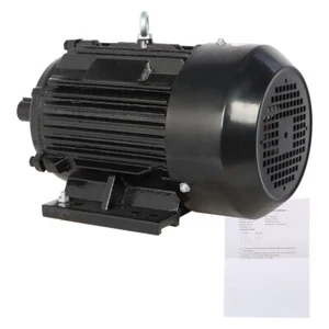 LABLT 3 Phase Electric Motor 1800 RPM TEFC 230/460 Volt Severe Duty 5 HP - Picture 1 of 9