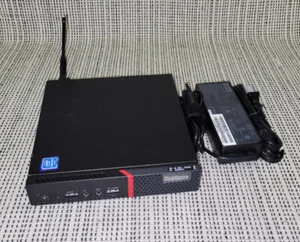 Lenovo ThinkCentre M600 Tiny PC 500GB 4GB RAM Pentium J3710 1.6GHz Win10 Wifi - Picture 1 of 2