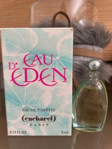 Cacharel Eau D'Eden 5ml EDT MINI LUXUS PROBE Reisegröße Rar Abgesetzt Damen Neu - Bild 1 von 1