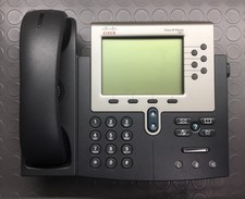 Cisco IP Phone 7961 Telefono VoIP completo di alimentatore originale