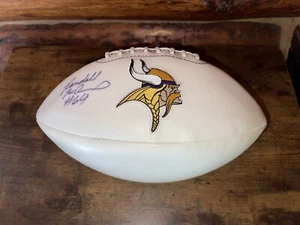 Randall McDaniel - Firmato Autografato - NFL - Minnesota Vikings Football - Raro! - Foto 1 di 6