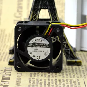 ADDA AD0412HB-C52 Fans DC 12V 0.15A 3Pin Case Cooling Fan 40x40x20mm - Picture 1 of 5