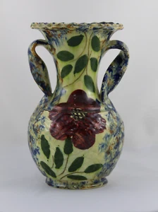 Antiguo Jarron Jarra de ceramica PUENTE DEL ARZOBISPO, pintado a mano c.1940 - Imagen 1 de 7