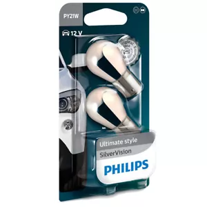Philips SilverVision Blinkerlampen 12V 21W verchromt PY21W Blinkerbirnen - Bild 1 von 1
