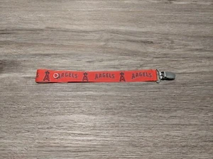 Pacifier Clip - Los Angeles Angels Themed - Choose Your Favorite Ribbon - Picture 1 of 5