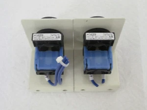 (2) Fuji Electric AR22FOR Interruttore di comando a pulsante testa tonda a filo (nero) - Foto 1 di 9