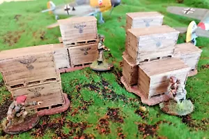 New! 28mm 4 X LARGE CRATE STACKS - OBJECTIVE Bolt Action 02Hundred Hours Pulp - Picture 1 of 3