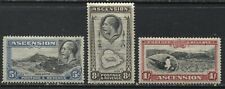 Ascension 1934 KGV 5d to 1/ mint o.g. hinged