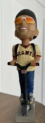 San Francisco Giants Bobblehead Hunter Pence #8  Scooter with Box - Image 1 of 4