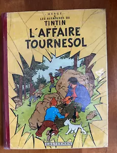 Hergé Tintin L'Affaire Tournesol 1st edition French Casterman 1956 ABE - Picture 1 of 13