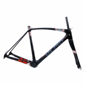 Olmo Zero Tre Carbon Fiber Bicycle Frame - Matte Black Italian Road Bike - Picture 1 of 4
