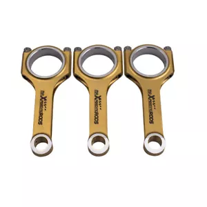 3pz Aste di collegamento per fascio ad H Titanizzazione per BMW B38A15M0 B38B15M0 1.5T 5.835" - Foto 1 di 12