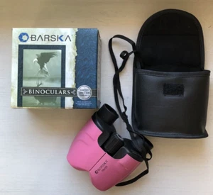 BARSKA 10x25 Colorado Pink Binoculars w/ Carry Case & Neck Strap Model #CO11370 - Picture 1 of 8