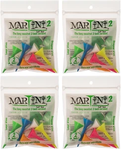 2" 4 Packs of Mixed - 24 Tees Total - Virtually Unbreakable - Picture 1 of 12