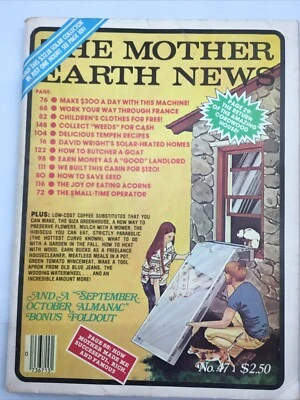 The Mother Earth News Oct 1977 Homesteading #47 Off Grid Farming Alt Living Foto 1 de 3