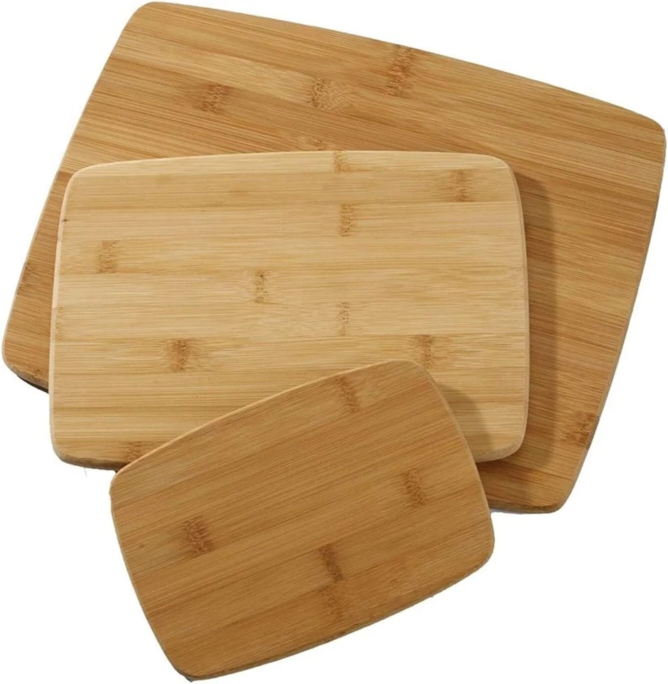 Juego de tablas de cortar de cocina de 3 piezas, tablas de cortar reversibles Foto 1 de 4