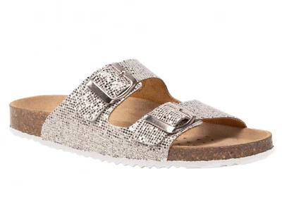 GEOX CIABATTE DONNA ESTATE D15LSA 000VI C1007  BRIONIA ARGENTO - Immagine 1 di 3