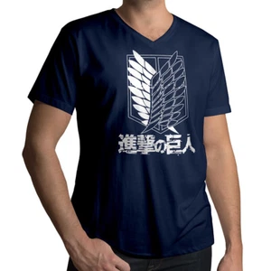 Mens Unisex Tee Tshirt Custom Attack on Titan Survey Recon Corps Scouting Legion - Picture 1 of 20