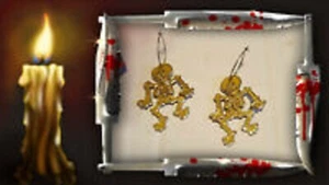 PENDIENTES DE COLECCIÓN AVON SKELETON BRILLAN EN LA OSCURIDAD PERFORADOS 1993 COMO NUEVOS CON CAJA ¡RAROS! - Imagen 1 de 1