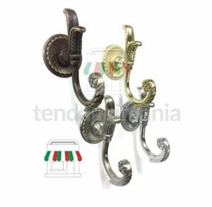 Gardinenstopper Umarmungen Gardinenhalter Wandhaken Gold Bronze Chrom Satiniert 85mm - Bild 1 von 5