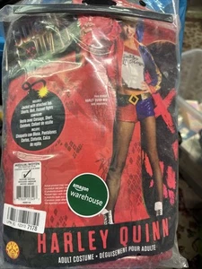 Rubie's Official Harley Quinn Ladies Fancy Dress Halloween Suicide Squad Womens - Picture 1 of 1