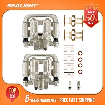 Pinzas de freno traseras 2 piezas para Acura TL 1999-2008 2003-2011 Honda Element 19B2589 Foto 1 de 4