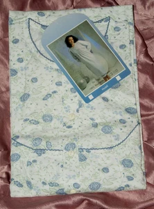 Damen Trikot Negligee * Nachtkleid * NACHTHEMD hellblau weich Cotton 44/46 - Bild 1 von 7