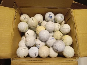 150 used miscellaneous white golf balls (Callaway, Nike, TaylorMade, etc) - Picture 1 of 2