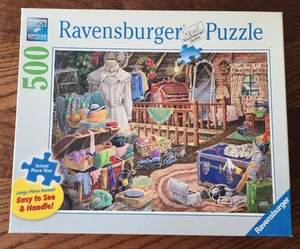 Ravensburger THE ATTIC 500 piece Jigsaw Puzzle Large Piece COMPLETE - Picture 1 of 5