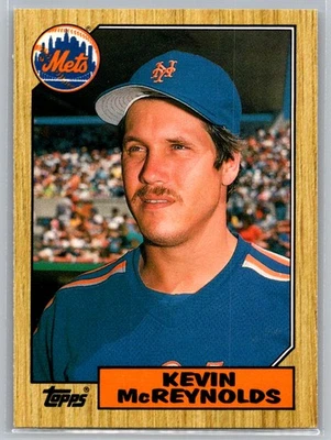 Kevin McReynolds 1987 Topps Traded New York Mets 76T - Image 1 of 2