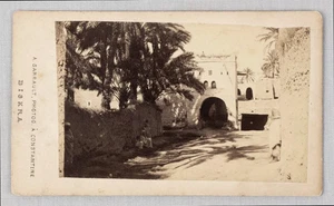 BISKRA Algeria NORTH AFRICA rare albumen photograph CDV c1875 by A. Serrault - Picture 1 of 3