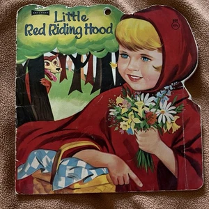 Little Red Riding Hood 1965 Saalfield Artcraft Die-Cut Children’s Book #666 - Picture 1 of 5