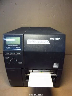 TOSHIBA B-EX4T1 PEEL-OFF Thermal Barcode 104mm Label Drucker USB Network 29.4 KM - Bild 1 von 4