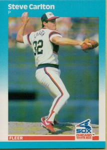 1987 Fleer #490 Steve Carlton White Sox NM-MT 