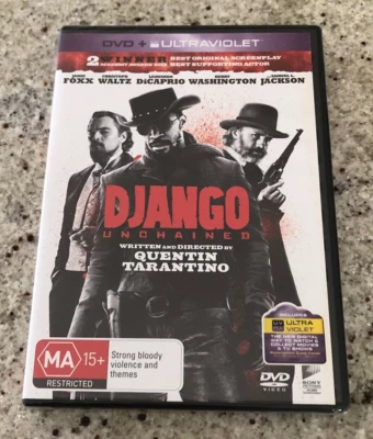 DJANGO UNCHAINED - DVD + ULTRAVIOLET - 2013 - NEW & SEALED - QUENTIN TARANTINO - Image 1 of 4