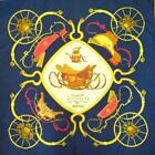 Hermes Ledoux Carre 90 Scarf Navy White Horse Carriage Vintage Silk from JAPAN