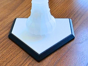 Beer Bat Home Plate Stand – Beer Bat Holder, Beer Bat Display | 3D Printed - Picture 1 of 6