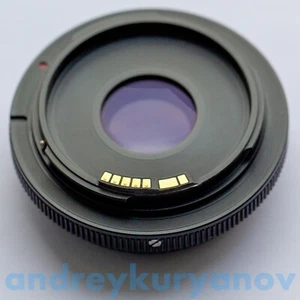 Canon FD to Canon EF with infinity lens and Dandelion Chip Programmable. FD EOS. - Picture 1 of 5