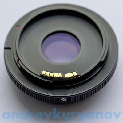 Canon FD a Canon EF con lente infinita y chip de diente de león programable. FD EOS. Foto 1 de 4