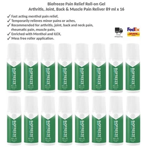 Biofreeze Schmerzlinderndes Roll-on Gel bei Arthritis Rücken Muskelschmerzen x16 - Bild 1 von 15
