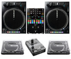 Pioneer DJ DJM-S7 Mixer + Reloop RP-8000 MK2 Turntables and Decksaver Covers Bun
