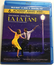 La La Land [2016] (Blu-ray/DVD,2017,2-Disc Set) Ryan Gosling,Not a Scratch!